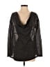 Ryu Metallic Black Cardigan Size M - photo 1