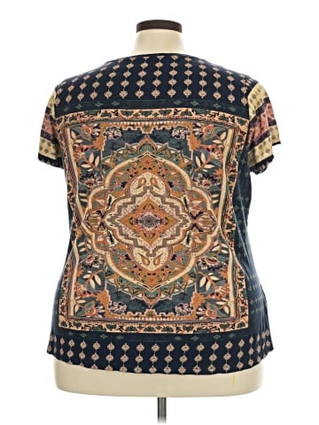 Lucky Brand Short Sleeve Blouse (view 2)