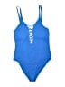 YMI Solid Blue One Piece Swimsuit Size 1X - photo 1