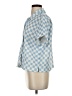 Cider Checkered-gingham Blue Short Sleeve Button-Down Shirt Size S - photo 5