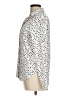 H&M 100% Polyester Polka Dots Ivory Long Sleeve Blouse Size 6 - photo 5