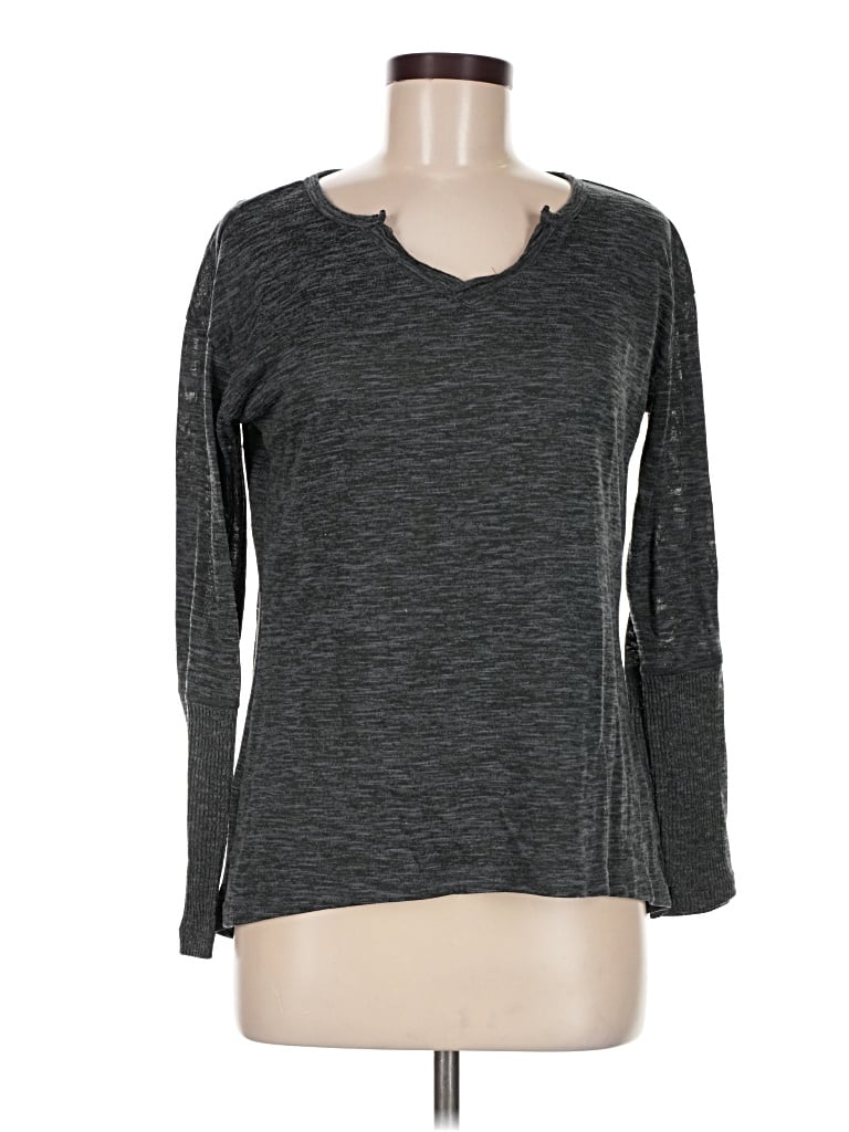 Pre-owned Prana 3/4 Sleeve T-shirt In Gray