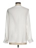 H&M 100% Polyester Ivory Long Sleeve Blouse Size 8 - photo 2