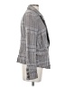 Free People 100% Linen Plaid Gray Blazer Size S - photo 4