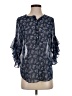 Vince Camuto 100% Polyester Blue 3/4 Sleeve Blouse Size XS - photo 1