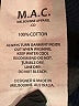 MAC 100% Cotton Solid Blue Cocktail Dress Size M - photo 8