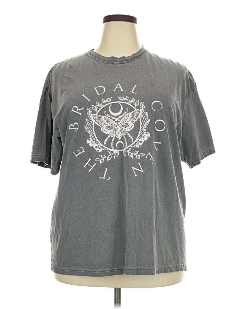 Pre-owned Comfort Colors Short Sleeve T-shirt In Gray