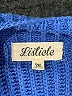 Listicle Blue Pullover Sweater Size M - photo 7