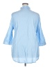Unbranded 100% Polyester Blue 3/4 Sleeve Blouse Size 3X - photo 2