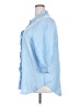 Unbranded 100% Polyester Blue 3/4 Sleeve Blouse Size 3X - photo 5