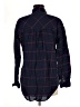 Community 100% Cotton Plaid Black Long Sleeve Button-Down Shirt Size M - photo 2