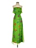 Old Navy 100% Polyester Tropical Green Casual Dress Size XS - photo 1
