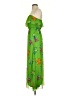 Old Navy 100% Polyester Tropical Green Casual Dress Size XS - photo 5