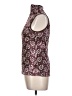 Wanda Nylon Burgundy Sleeveless Blouse Size L - photo 5
