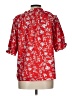 MELLODAY 100% Polyester Red 3/4 Sleeve Blouse Size L - photo 2