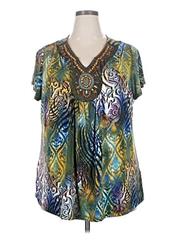 DressBarn Short Sleeve Blouse (view 1)