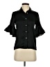 Opening Ceremony 100% Silk Solid Black Blouse Size XS - photo 1