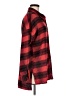Ci Sono Plaid Red Long Sleeve Button-Down Shirt Size M - photo 4