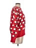 Assorted Brands Print Red Pullover Sweater Size L - photo 4