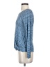 I.N. San Francisco Blue Long Sleeve Top Size S - photo 5