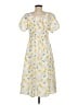 Assorted Brands Yellow Casual Dress Size M - photo 2