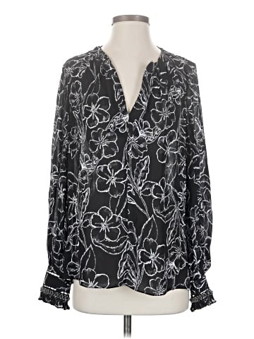 Kobi Halperin Long Sleeve Silk Top (view 1)