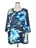 Catherines Blue 3/4 Sleeve Top Size 2X - photo 1