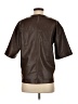 LE BOP 100% Polyurethane Brown Short Sleeve Top Size S - photo 2
