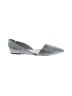 J.Crew Metallic Gray Flats Size 8 - photo 1