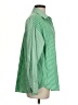 CAbi 100% Cotton Stripes Green Long Sleeve Button-Down Shirt Size S - photo 4