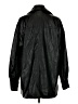 H&M 100% Polyester Black Faux Leather Jacket Size XS - photo 2