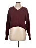 Jason Wu Burgundy Pullover Sweater Size L - photo 1