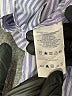 Lands' End 100% Baumwolle Stripes Blue 3/4 Sleeve Button-Down Shirt Size 20 - photo 8