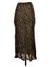 Three Dots Animal Print Brown Casual Skirt Size XS - photo 2