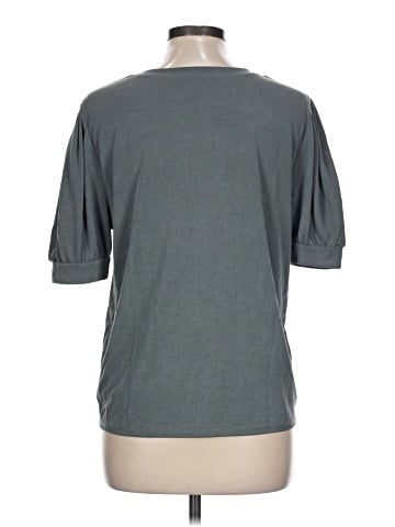 Green Envelope Short Sleeve Top (view 2)
