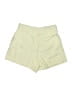 Zara Solid Yellow Khaki Shorts Size XS - photo 2