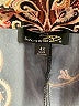 Suzanne Betro 100% Polyester Paisley Black Kimono Size 4X - photo 7