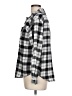 Just Polly Plaid Gray Long Sleeve Blouse Size L - photo 5
