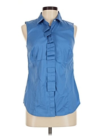 Ann Taylor Sleeveless Button-Down Shirt (view 1)