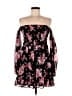Lily Rose 100% Polyester Floral Black Cocktail Dress Size L - photo 1