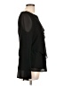 Sandra Darren 100% Polyester Black Long Sleeve Blouse Size 12 - photo 4