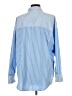 Express Stripes Blue Long Sleeve Button-Down Shirt Size L - photo 2