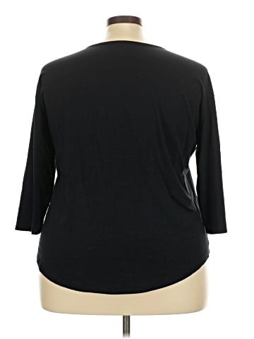 Lands' End 3/4 Sleeve T-Shirt (view 2)