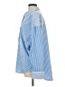 Express Stripes Blue Long Sleeve Button-Down Shirt Size L - photo 5