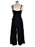 Coeur De Vague 100% Polyester Solid Black Jumpsuit Size L - photo 2