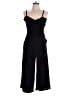 Coeur De Vague 100% Polyester Solid Black Jumpsuit Size L - photo 1
