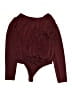 Express Burgundy Bodysuit Size M - photo 2