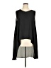 IMAN 100% Polyester Black Long Sleeve Top Size XL - photo 1