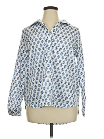 St. John's Bay Long Sleeve Blouse (view 1)