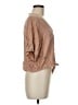 Sim & Sam 100% Rayon Tan Short Sleeve Blouse Size M - photo 4